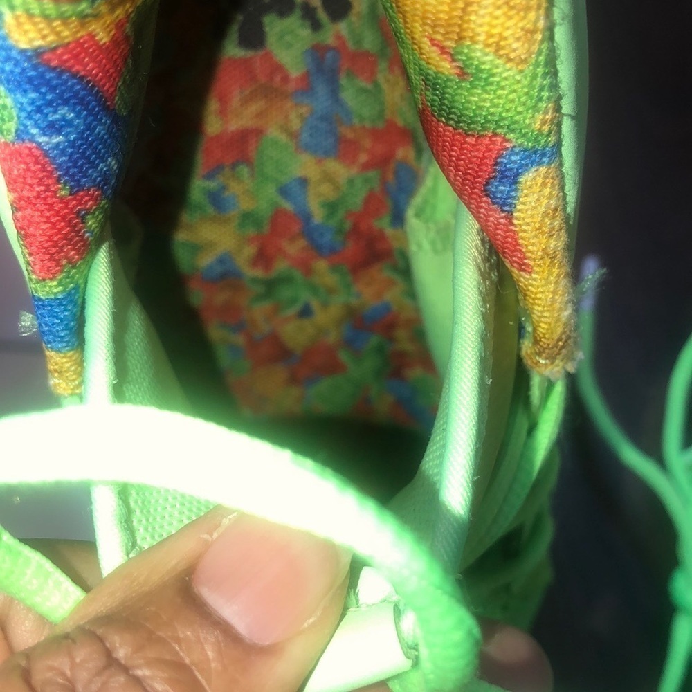 Under Armour x Stephen Curry 7 Sour Patch Kids Youth Lime Green Basketball Shoes - Picture 11 of 16